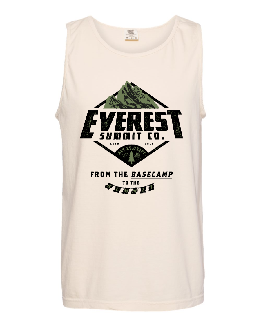 Ivory tank top by Corner of Main featuring a simple, sleeveless design perfect for casual wear or layering.