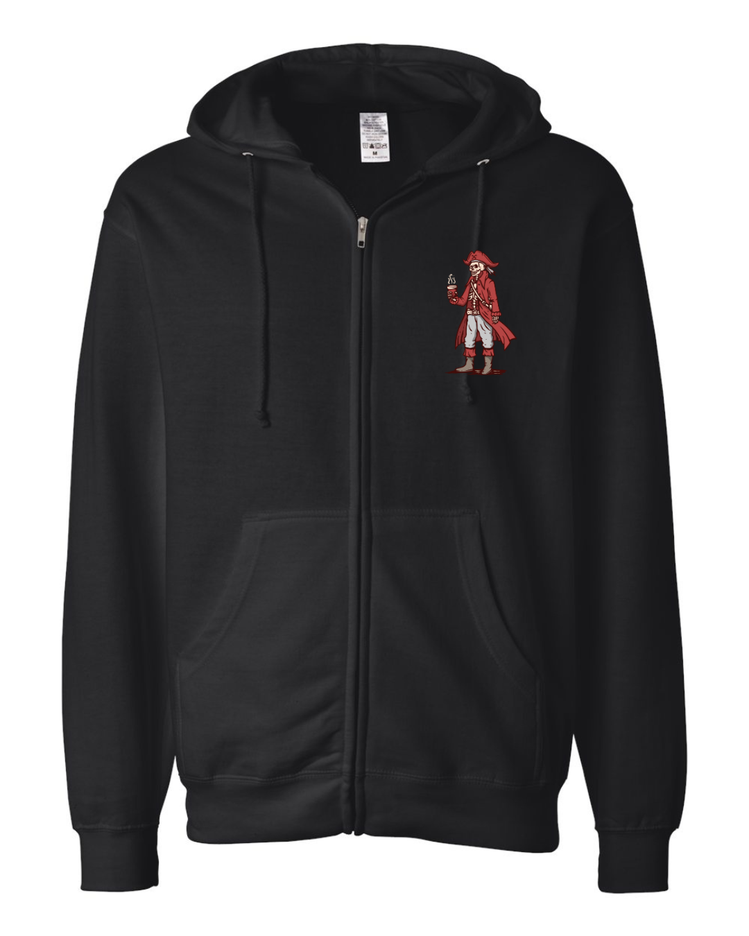 A Pirates Coffee Life Mid-weight Full-Zip Hoodie