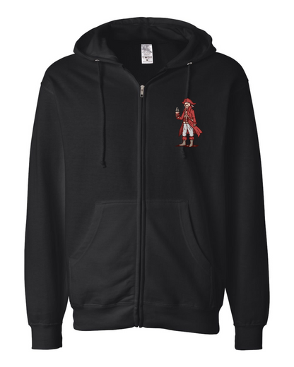 A Pirates Coffee Life Mid-weight Full-Zip Hoodie