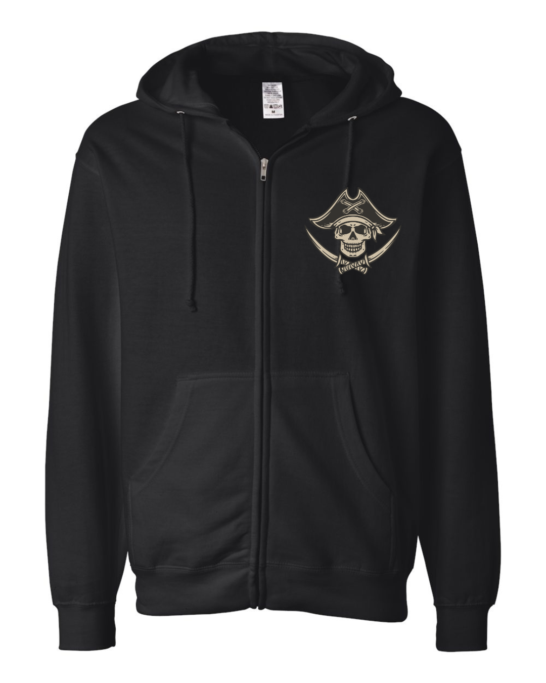 Dead Men Tell No Tales Mid-weight Full-Zip Hoodie