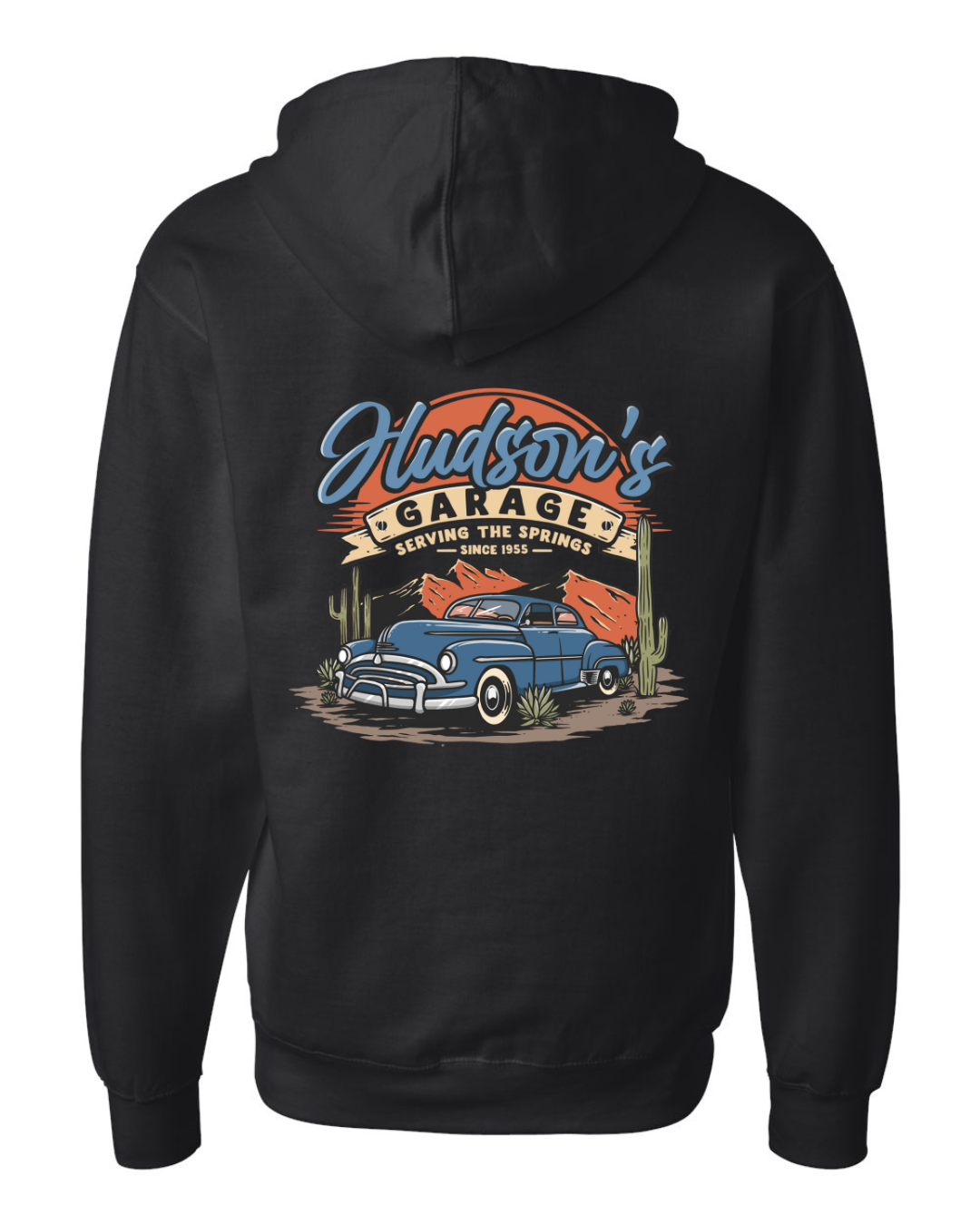 Hudson's Garage Mid-weight Full-Zip Hoodie