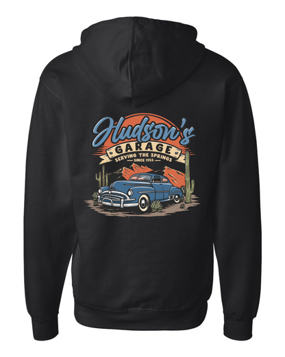 Hudson's Garage Mid-weight Full-Zip Hoodie