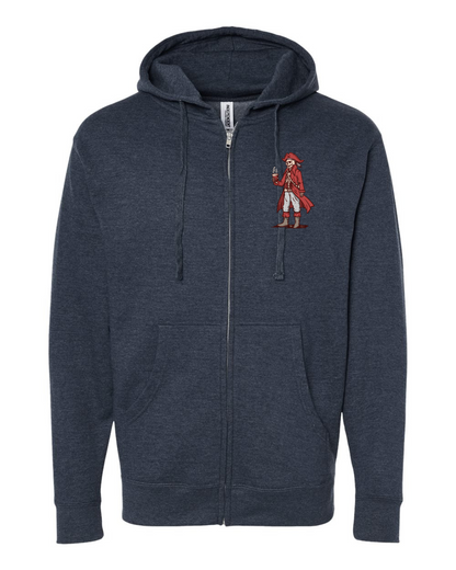 A Pirates Coffee Life Mid-weight Full-Zip Hoodie