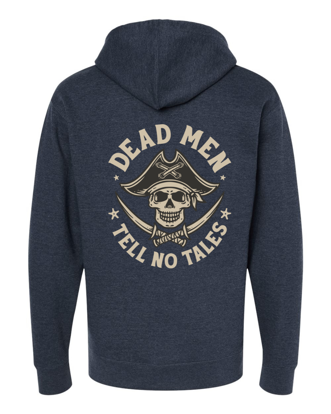 Dead Men Tell No Tales Mid-weight Full-Zip Hoodie