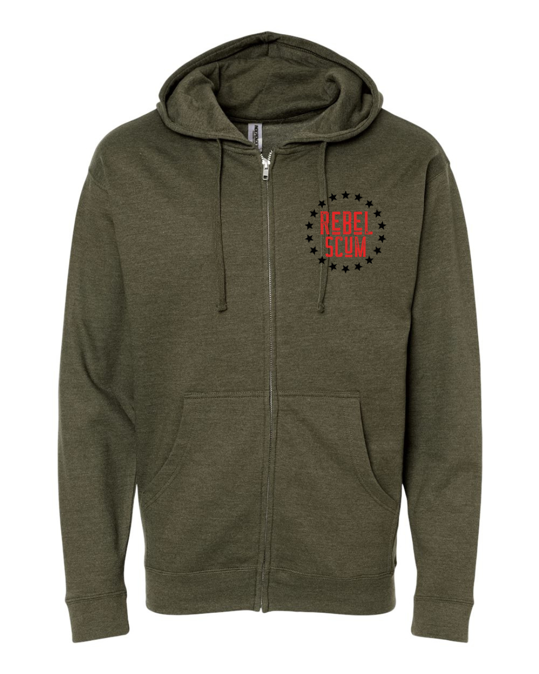 Rebel Scum Mid-weight Full-Zip Hoodie