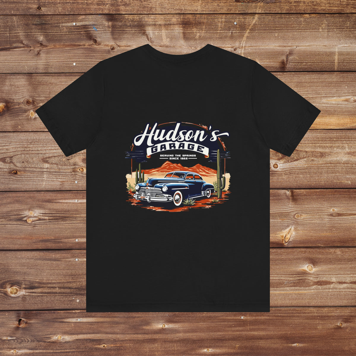 Hudson's Garage Car's Bella Canvas T-Shirt