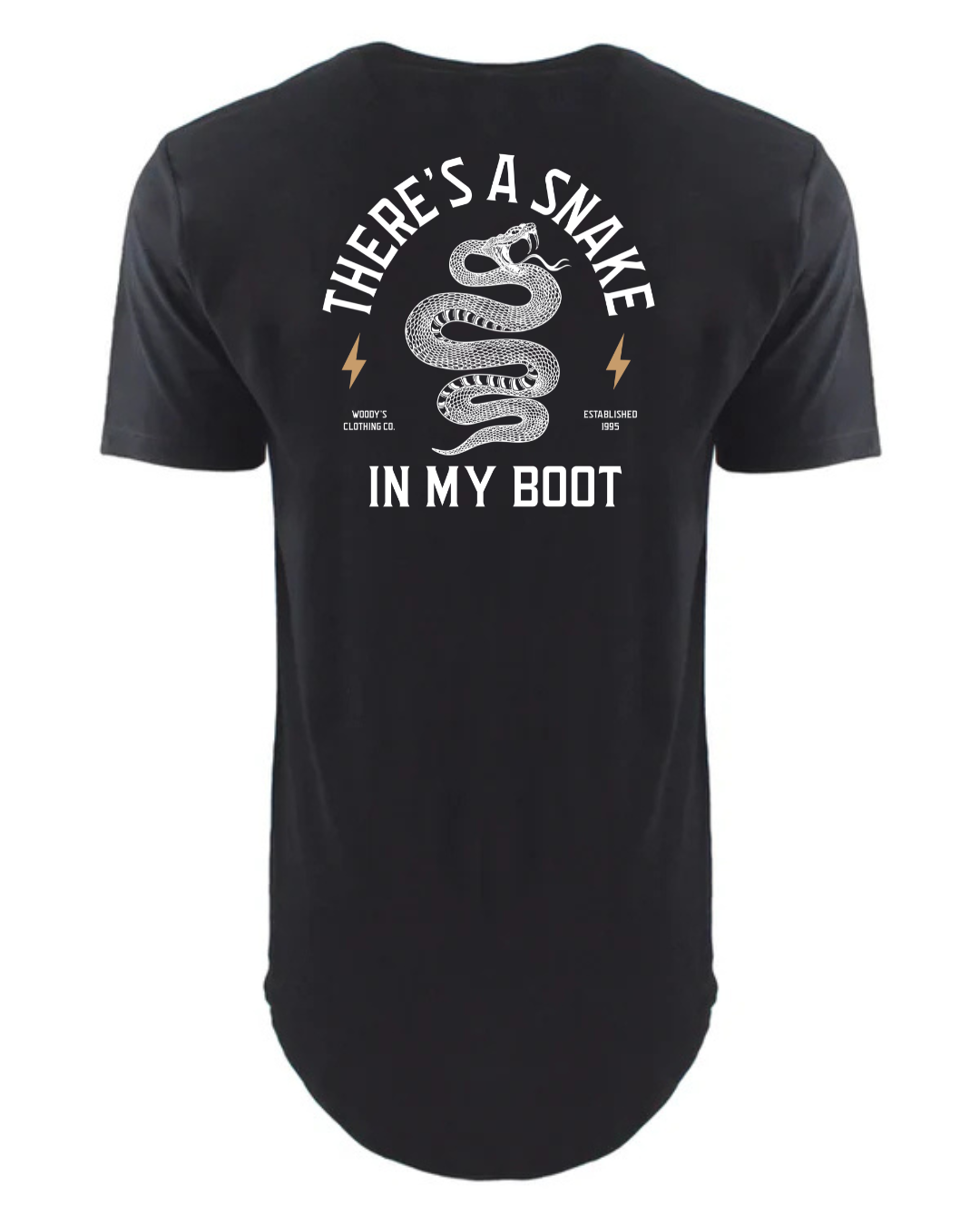Snake in My Boot - Long Body T-Shirt
