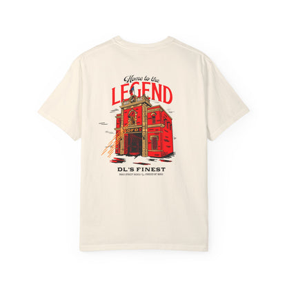 Home to the Legend - Firestation - 100% Cotton T-Shirt
