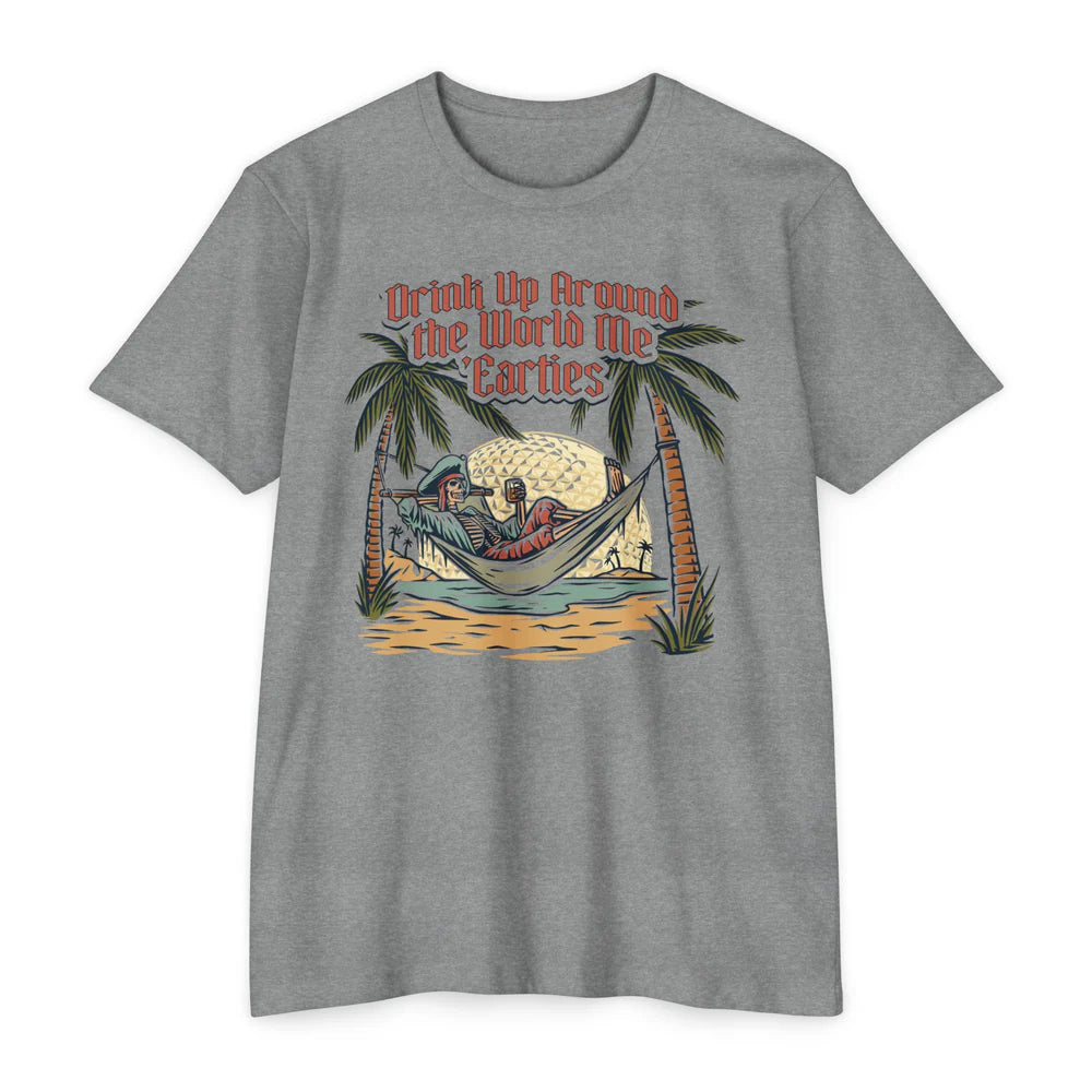 Drink Up Around the World Me' Earties Next Level T-Shirt