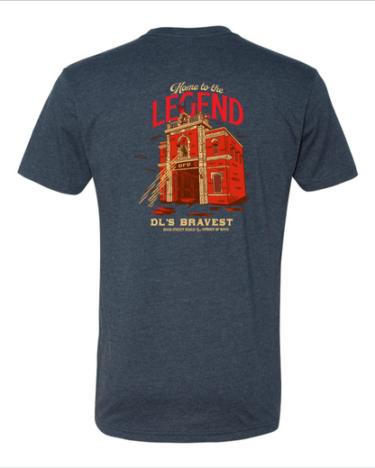 Home to the Legend - Firestation - Next Level T-Shirt