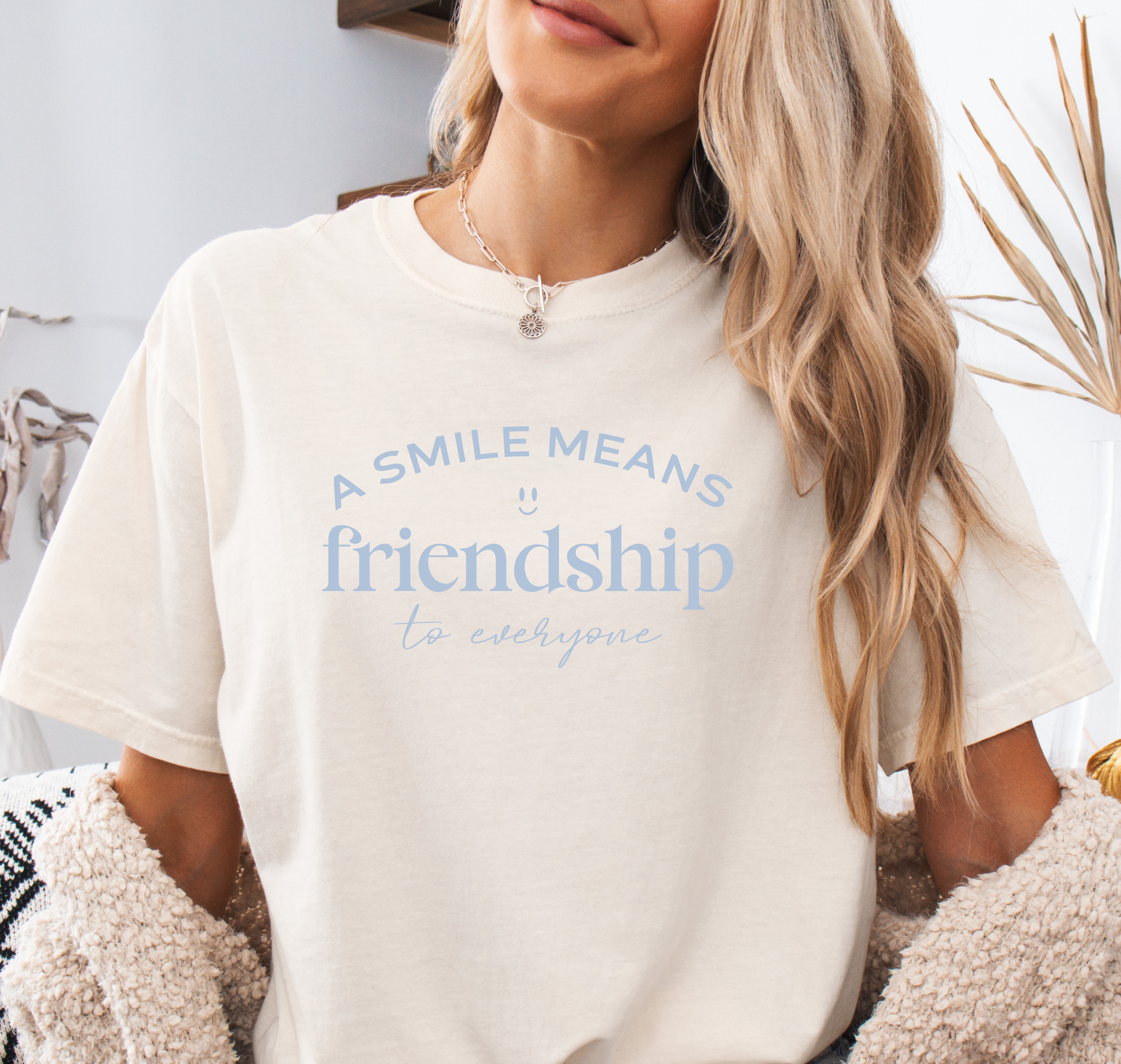 Smile Means Friendship - Small World 100% Cotton Shirt