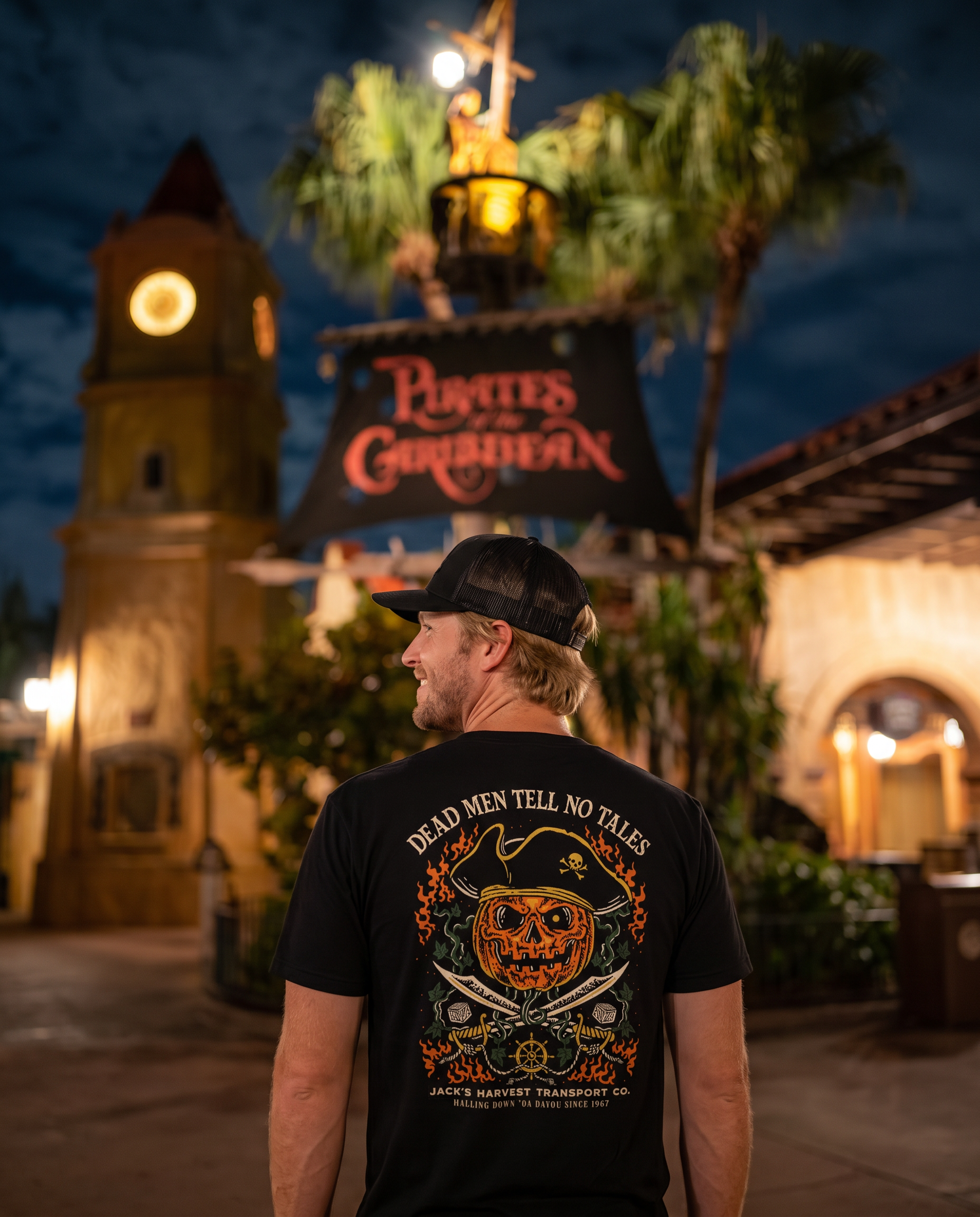 Pumpkin Pirate (Dead Men Tell No Tales) - 100% Cotton