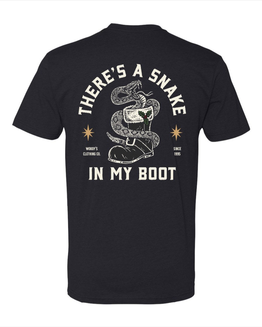 Christmas Snake in My Boot - Next Level Tee