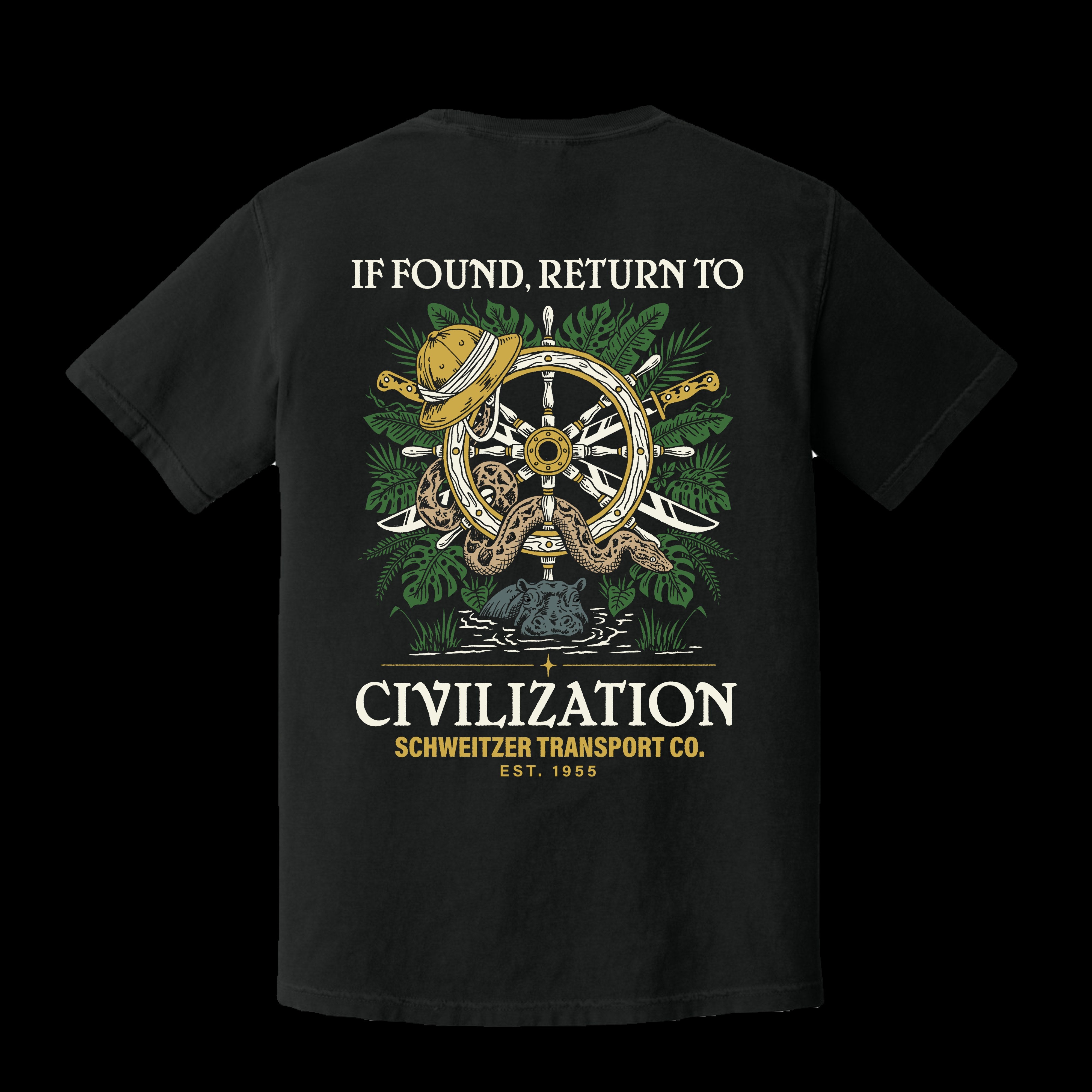 Return to Civilization - 100% Cotton