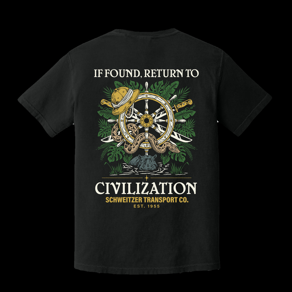 Return to Civilization - 100% Cotton