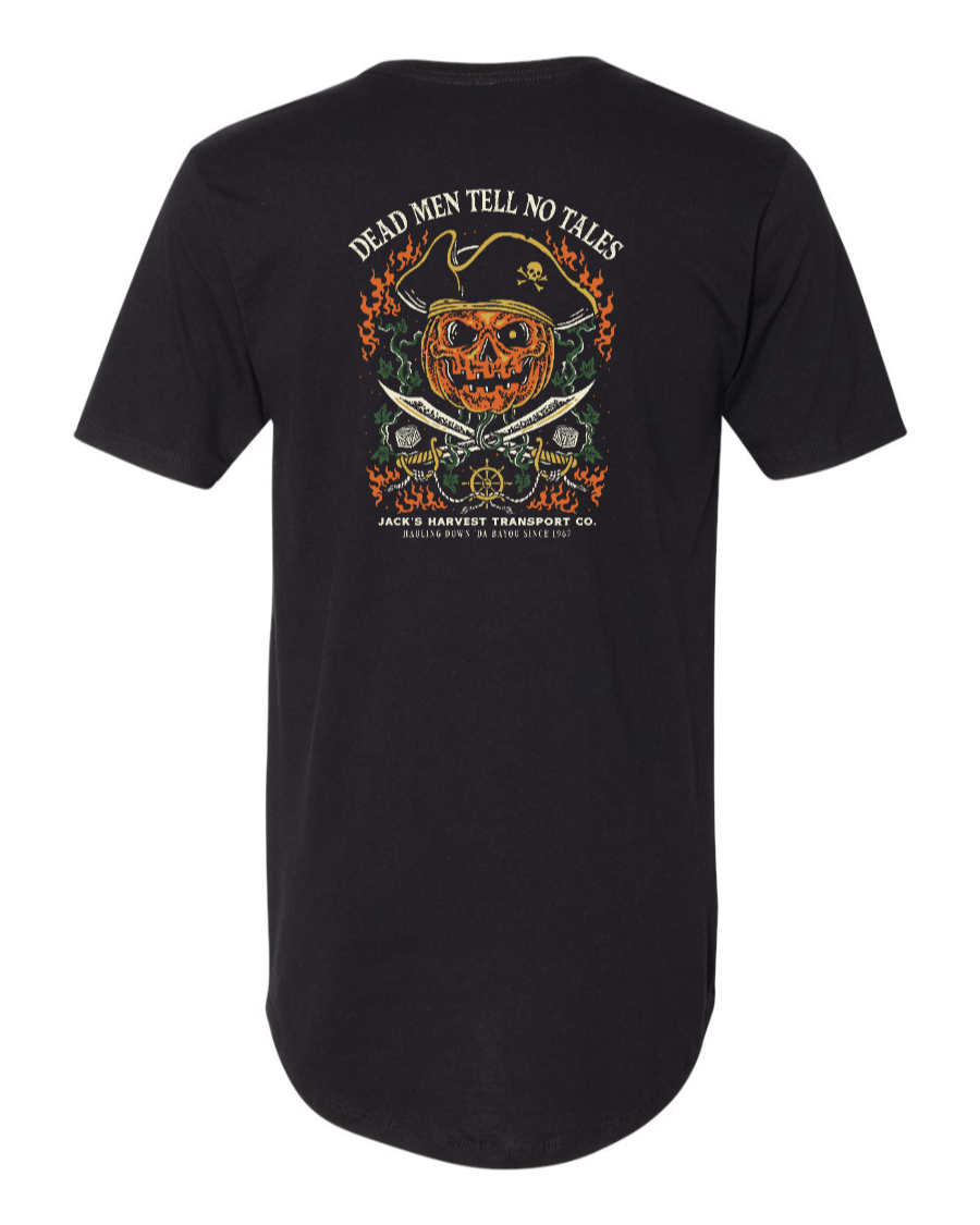 Pumpkin Pirate (Dead Men Tell No Tales) - Long Body Tee