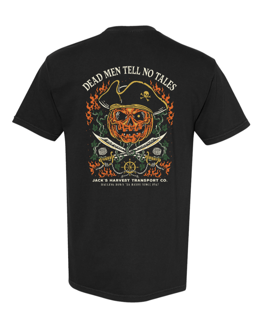 Pumpkin Pirate (Dead Men Tell No Tales) - 100% Cotton