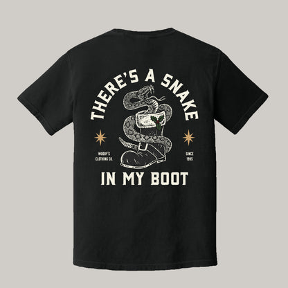 Christmas Snake in My Boot - 100% Cotton