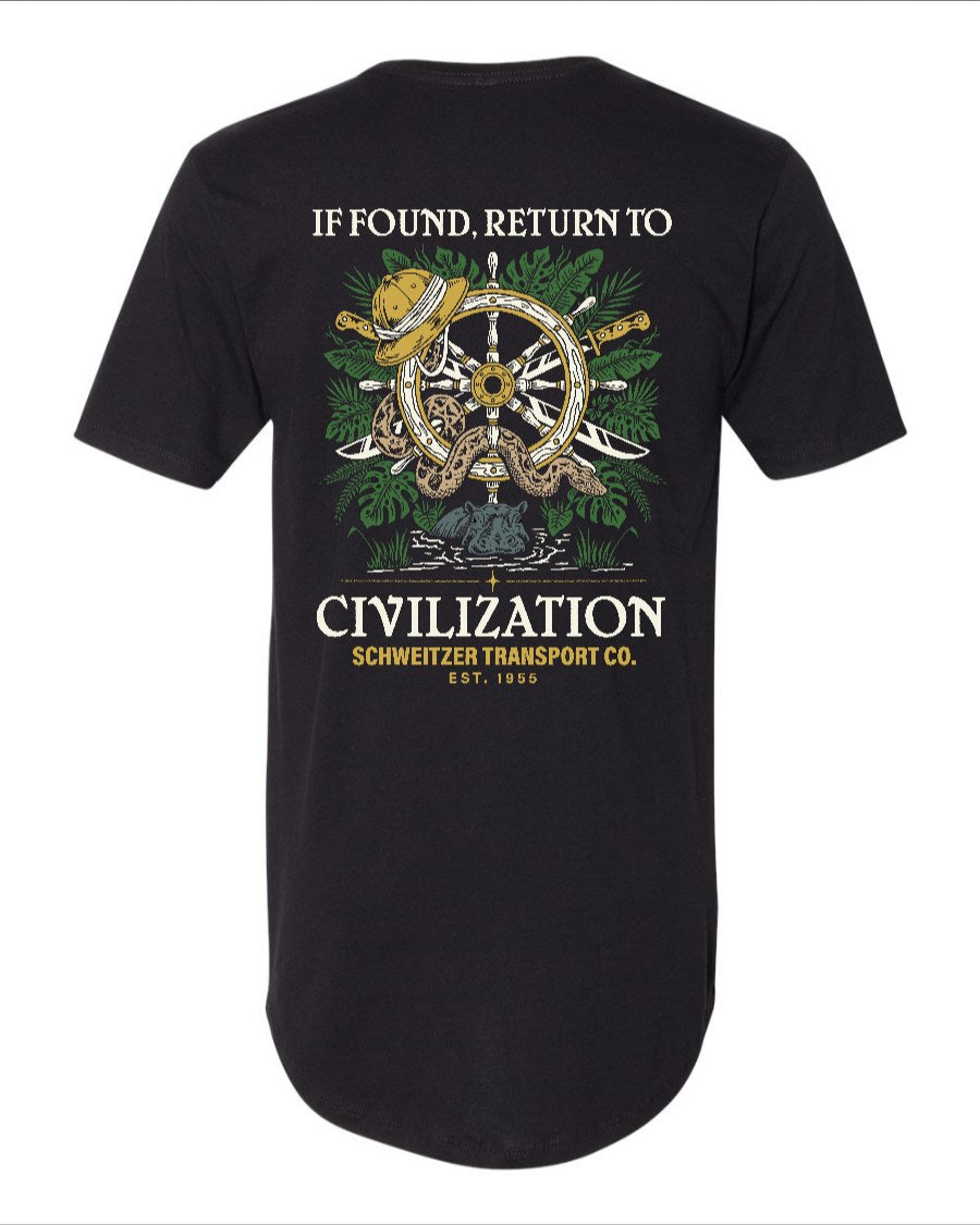 Return to Civilization - Long Body Tee