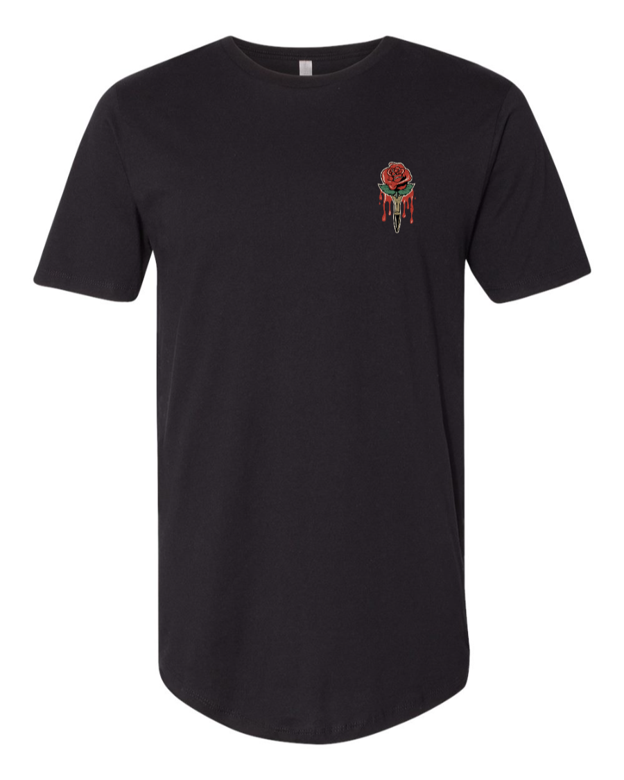 Painted the Roses Red - Long Body Tee