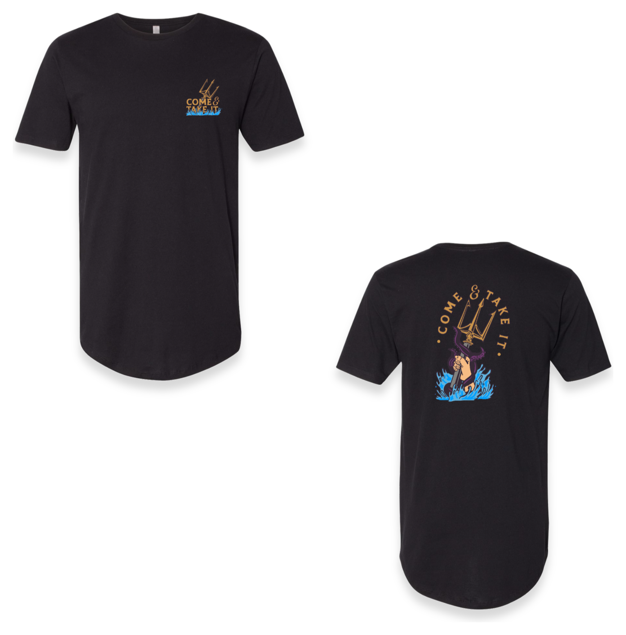 Come & Take It - Long Body Tee