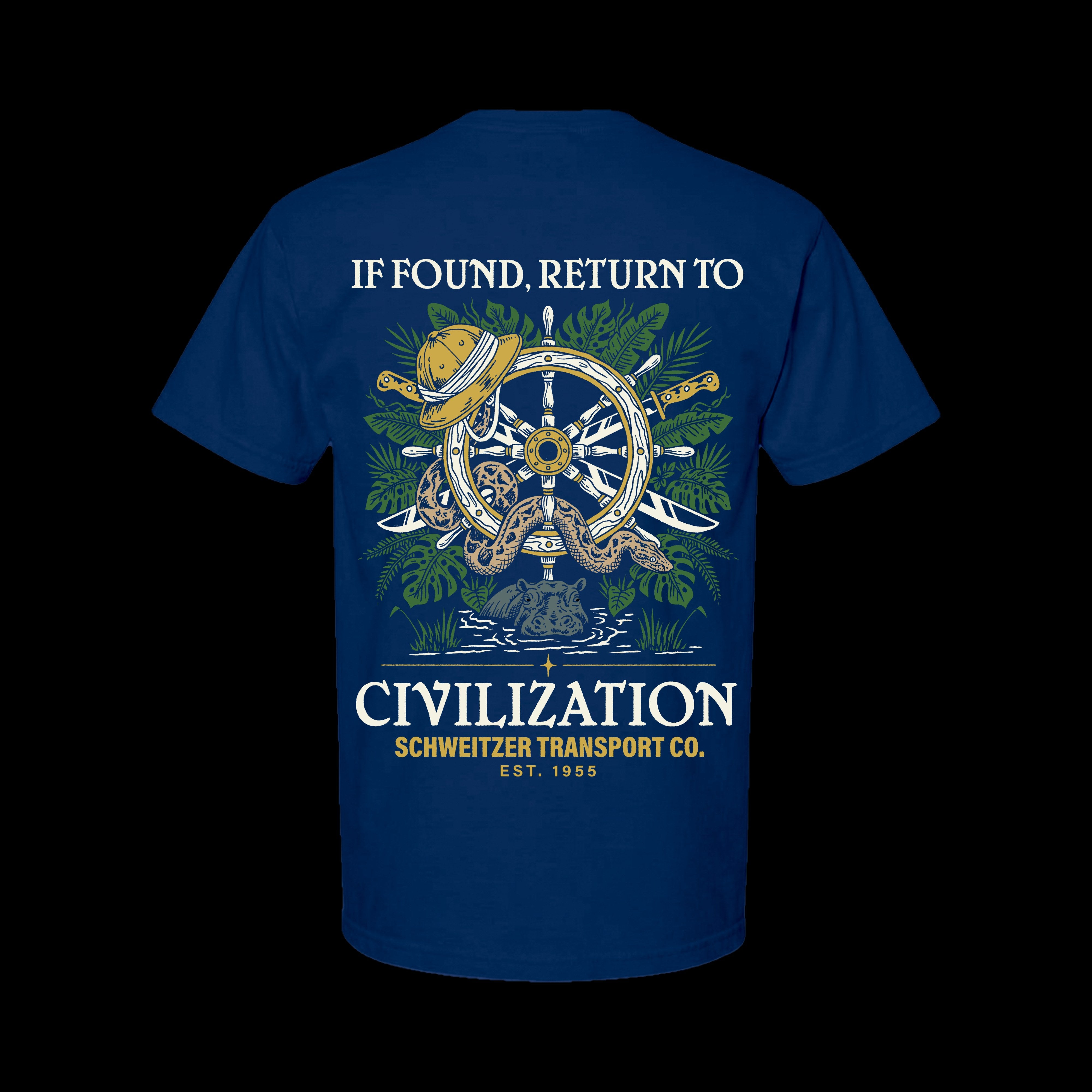 Return to Civilization - 100% Cotton
