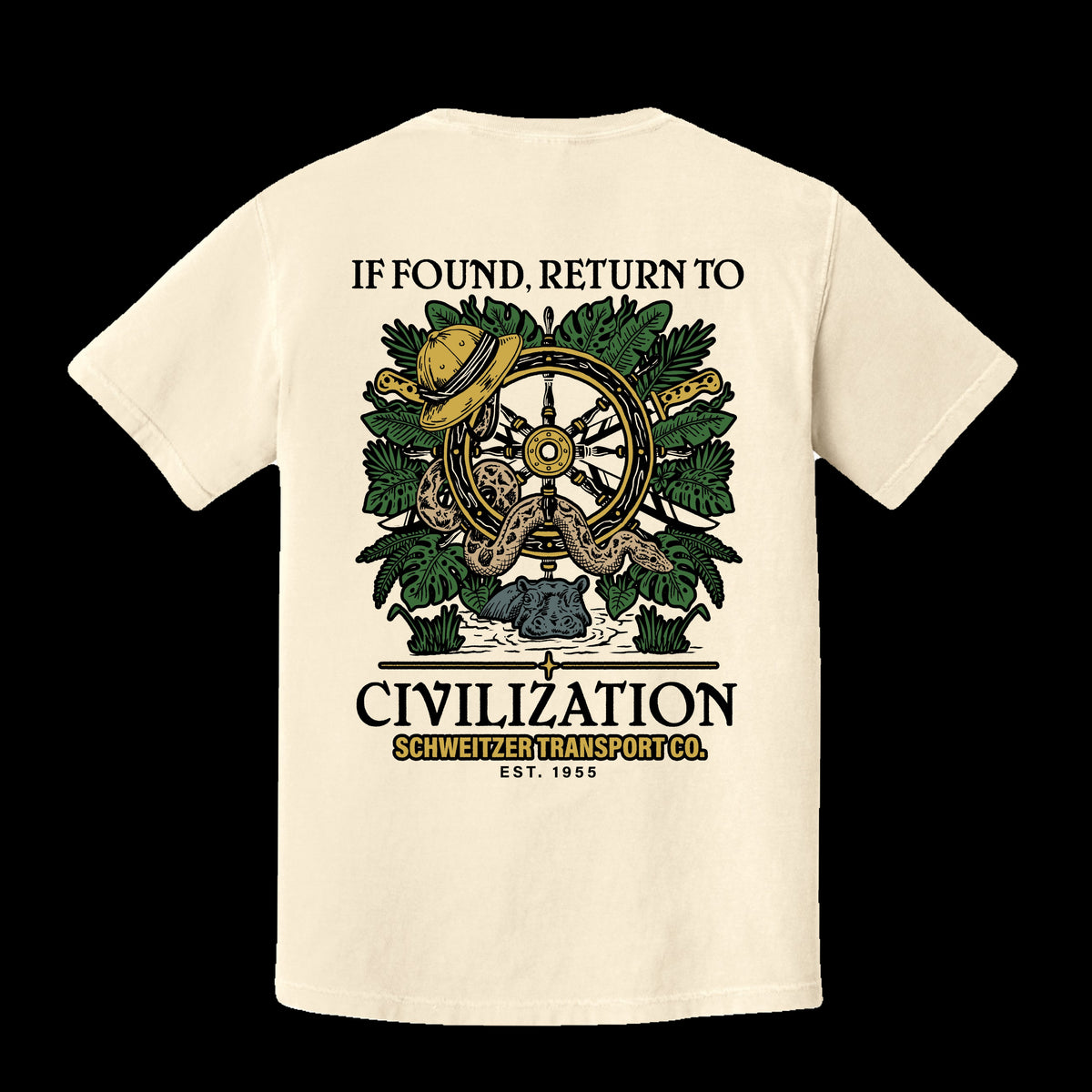 Return to Civilization - 100% Cotton