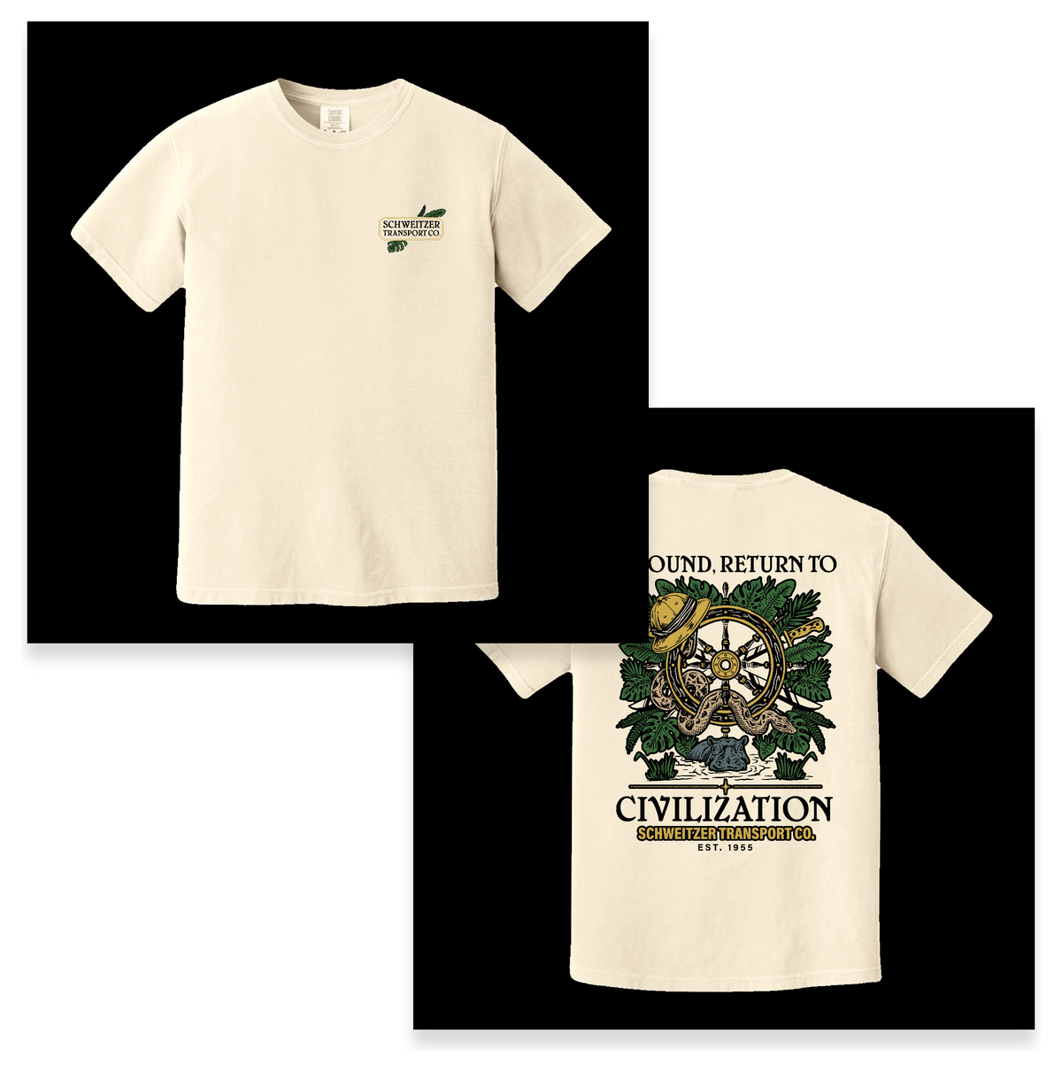 Return to Civilization - 100% Cotton