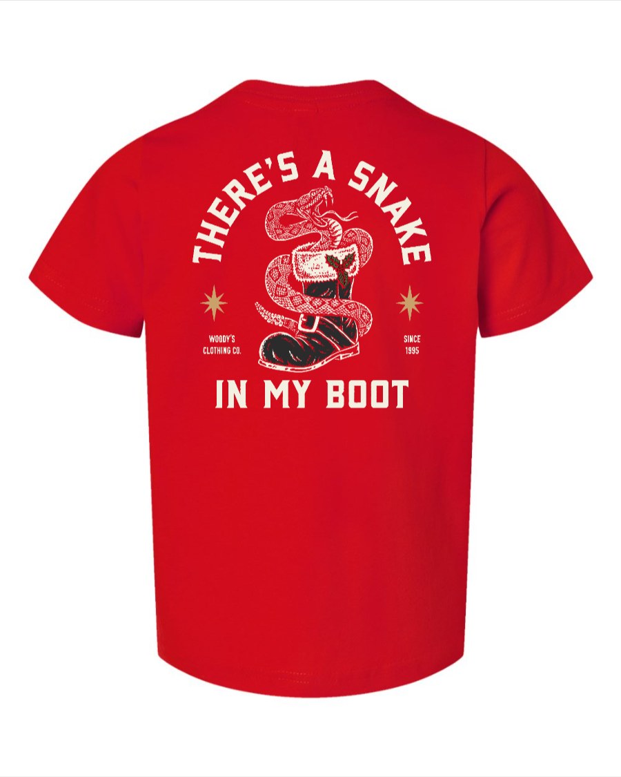 Christmas Snake in My Boot - Toddler Tee