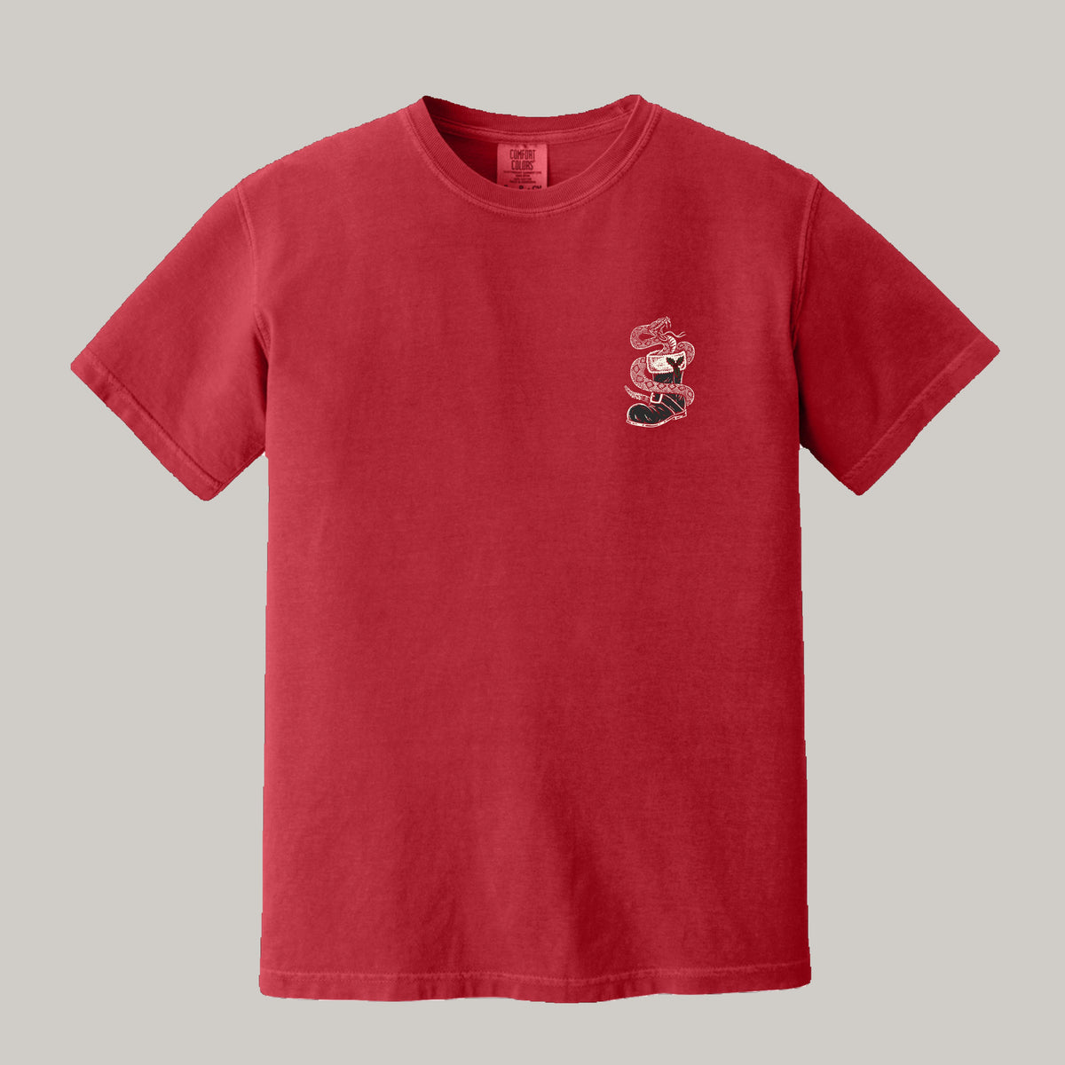 Christmas Snake in My Boot - 100% Cotton