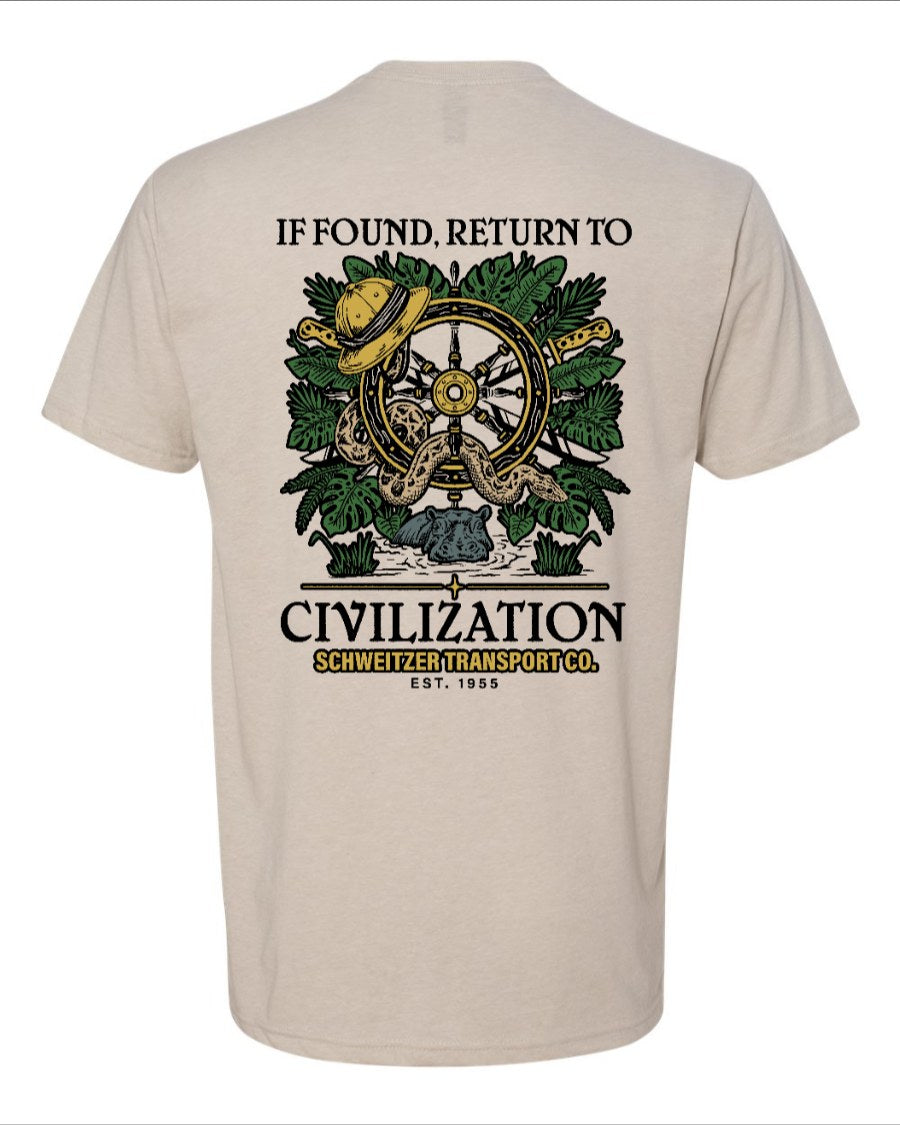 Return to Civilization - Next Level Tee