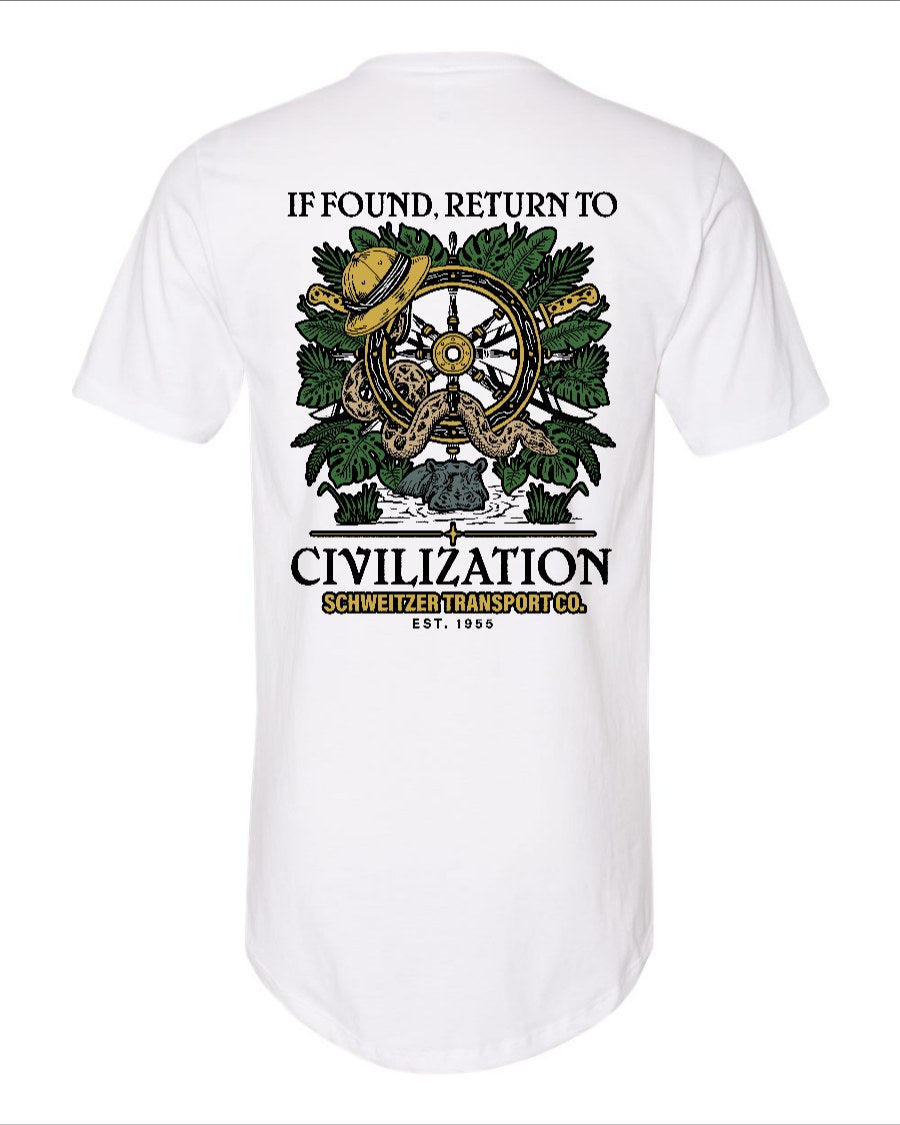 Return to Civilization - Long Body Tee