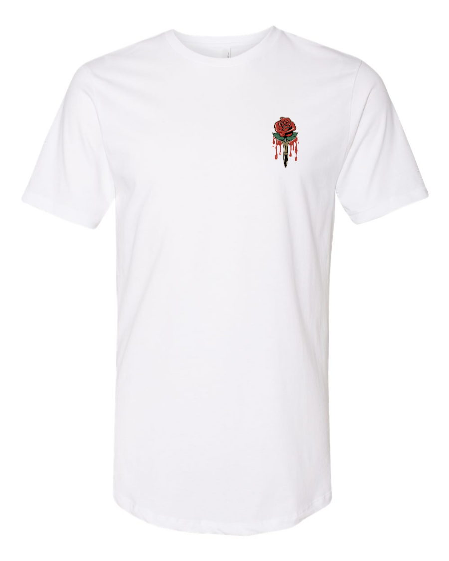 Painted the Roses Red - Long Body Tee