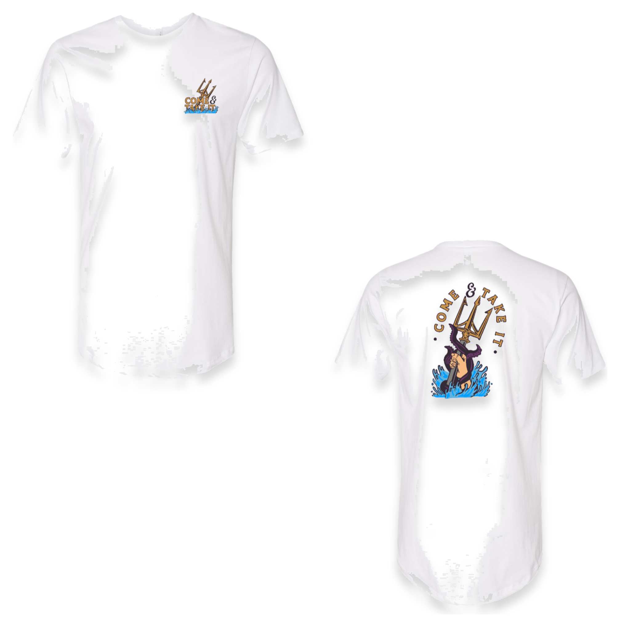 Come & Take It - Long Body Tee