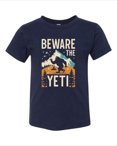 Beware the Yeti TODDLER Bella Canvas T-Shirt