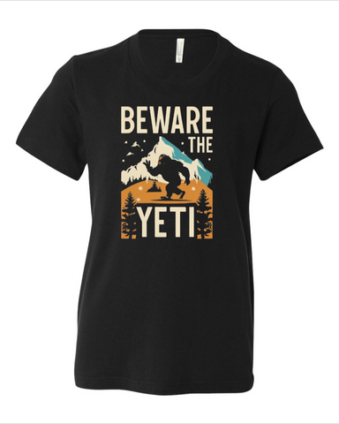 Beware the Yeti YOUTH Bella Canvas T-Shirt