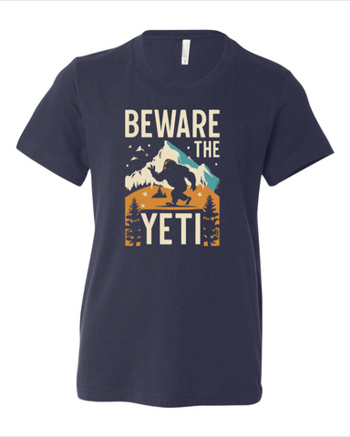 Beware the Yeti YOUTH Bella Canvas T-Shirt